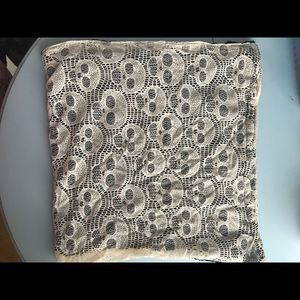 Vintage Lace Skull Scarf